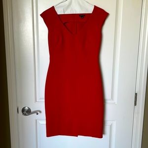 Red Ann Taylor Dress Size 2